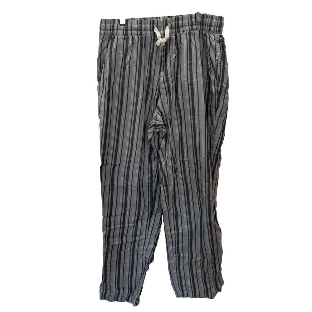 UGG Men’s Grant Flannel Pajama Pants Blue Plaid Lounge Sleep Cotton Large
